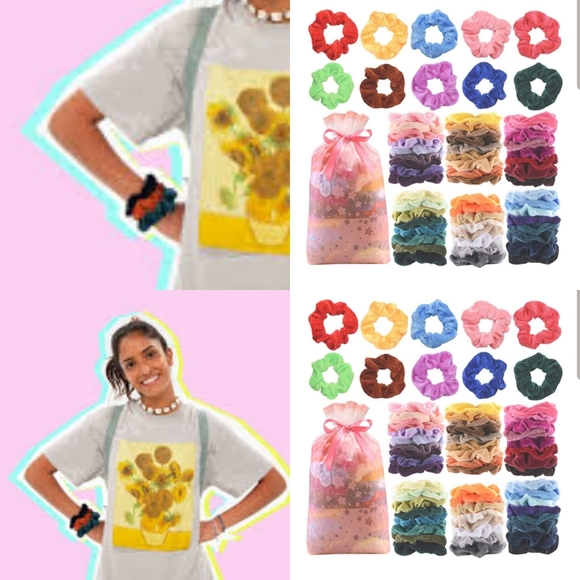 Other - 60 VELVET SCRUNCHIES
